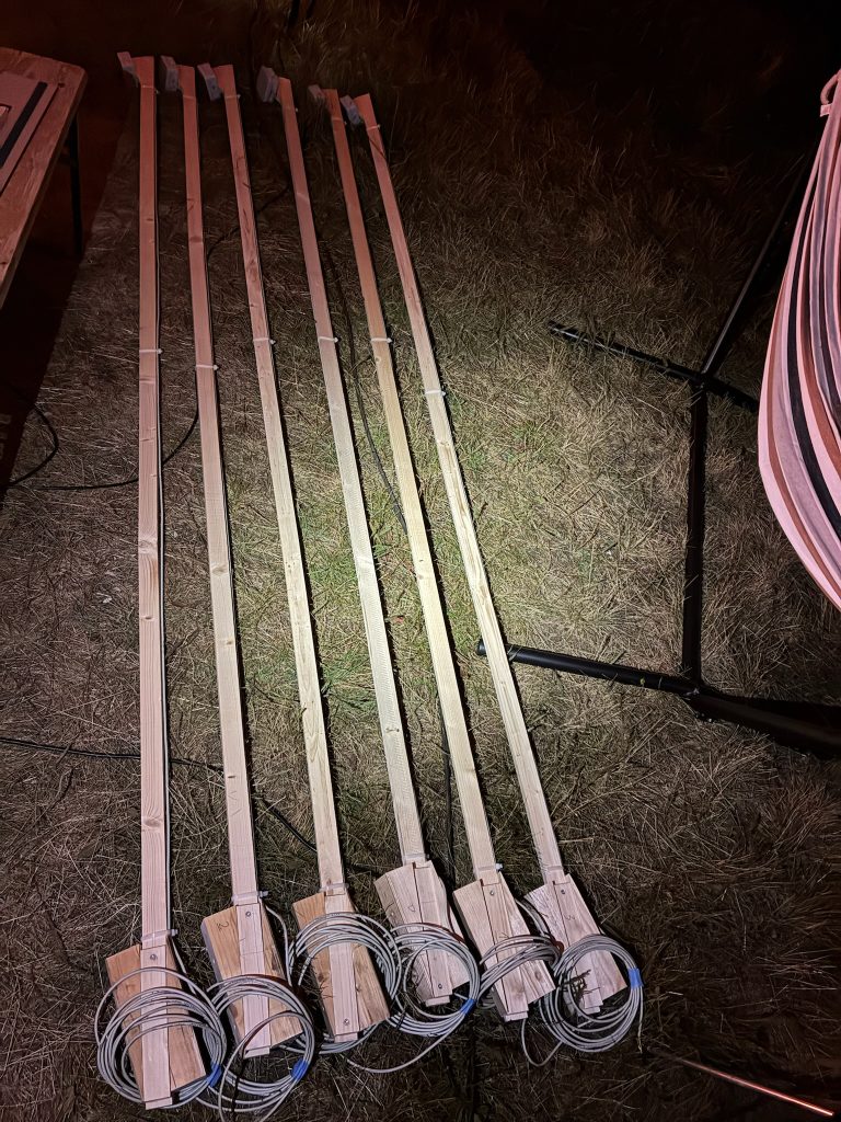 Finished arms with sensor and cable assembly
