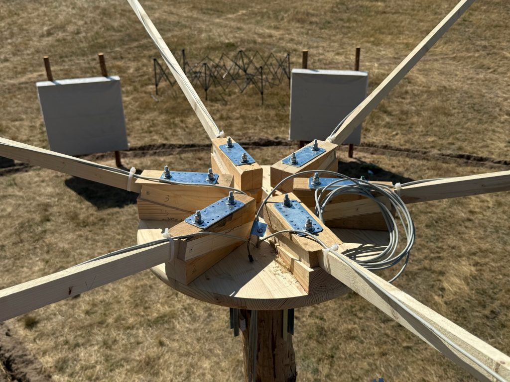Top close up of final assembly